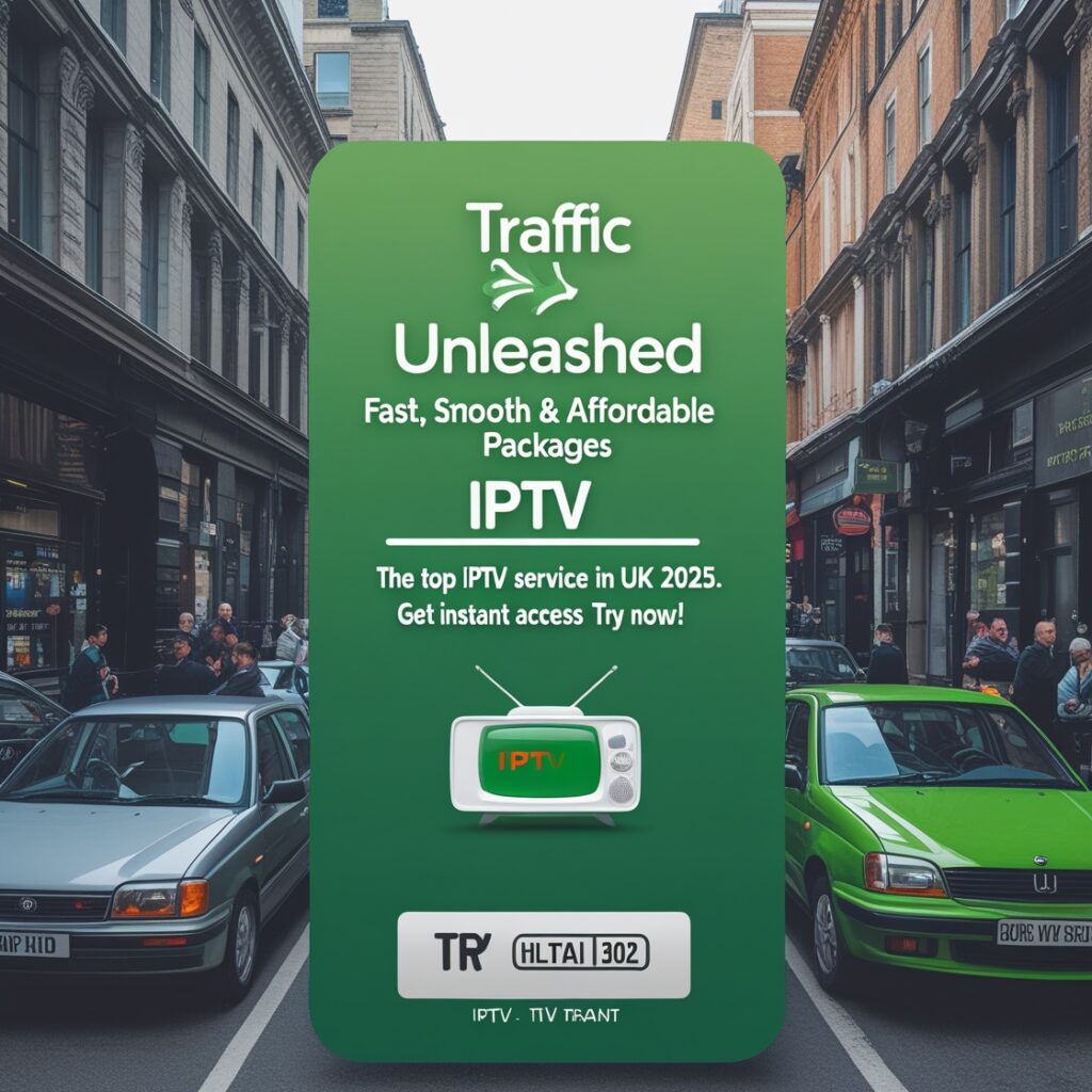 traffic “IPTV interface showing live TV, movies, and sports options on a modern device”