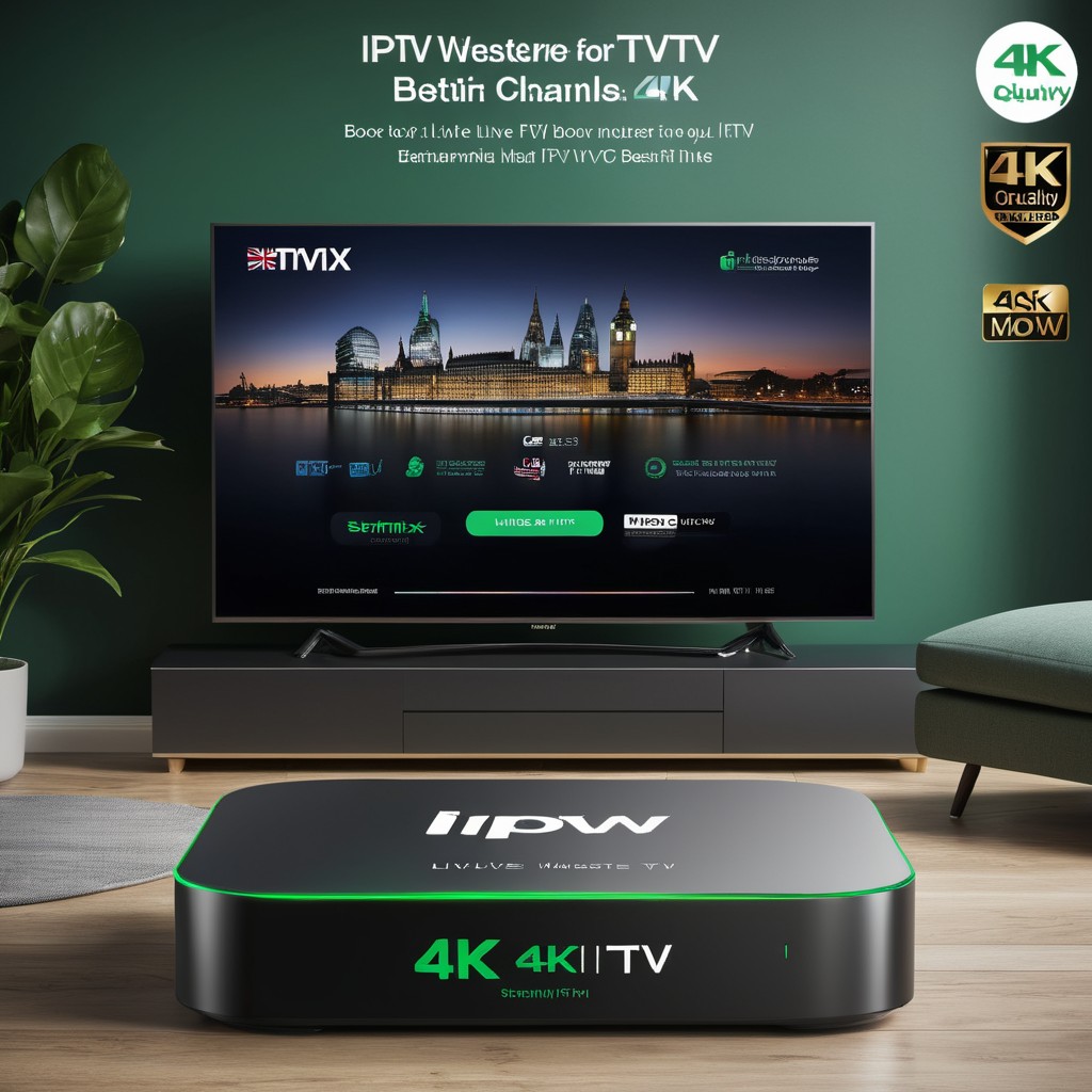 IPTV box streaming 4K live channels with BestBritIPTV